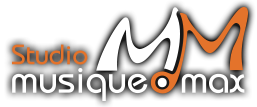 Orange and white Recording Studio logo